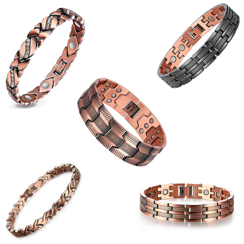 Last Day!Neslemy Copper magnetic bracelet——Relieve fatigue and promote blood circulation