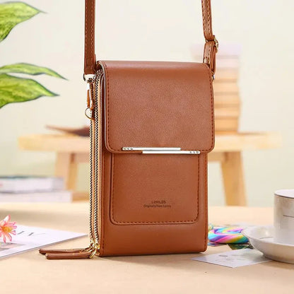 🔥Final 3 Hours: 60% OFF LOVILDS™2026 Trendy Minimalist Elegant Women's Touchscreen Crossbody Phone Wallet