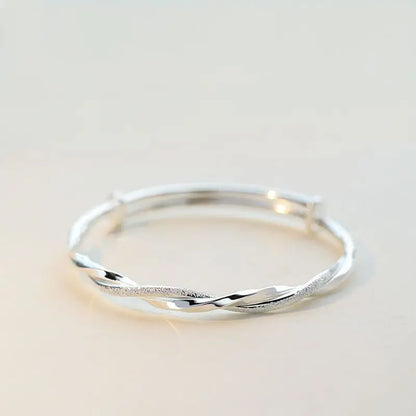 925 Silver Simple Cuff Bracelets 洁牙笔