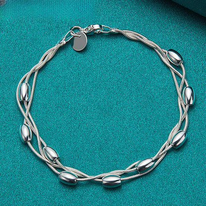 Multi Layers Thin Chain Bracelet  quzhoujiaopbang9祛皱棒