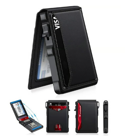 “Last Day! 50% OFF 🔥 Men's Multi-functional Business Wallet”.