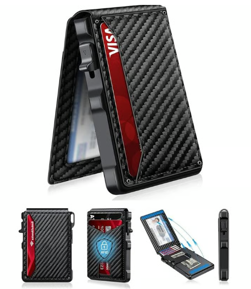 “Last Day! 50% OFF 🔥 Men's Multi-functional Business Wallet”.