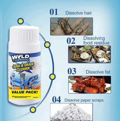 HOT SALE 49% OFF SINK & DRAIN CLEANER Buy More Save More