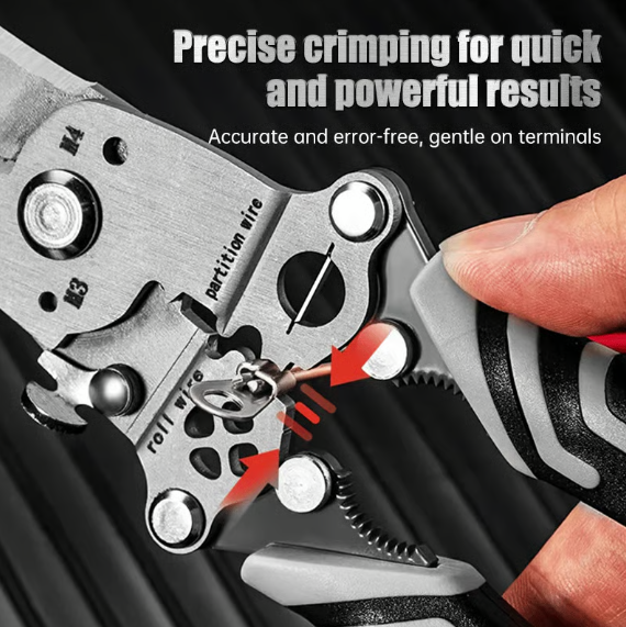 💥2026 New Upgrade💥Freelodrstar™ Multifunctional Folding Wire Stripper-Professional Electrician Tool