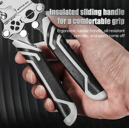 💥2026 New Upgrade💥Freelodrstar™ Multifunctional Folding Wire Stripper-Professional Electrician Tool