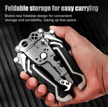 💥2026 New Upgrade💥Freelodrstar™ Multifunctional Folding Wire Stripper-Professional Electrician Tool