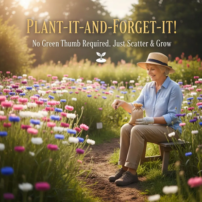 🔥Final 3 Hours 🌱Premium Cornflower Seeds🌸 Free fertilizer