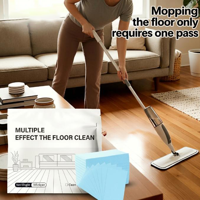 Multi-Surface Floor Cleaning Tablets – Antibacterial Deodorizing Cleaner for Hardwood, Tile, Laminate & RV Walls