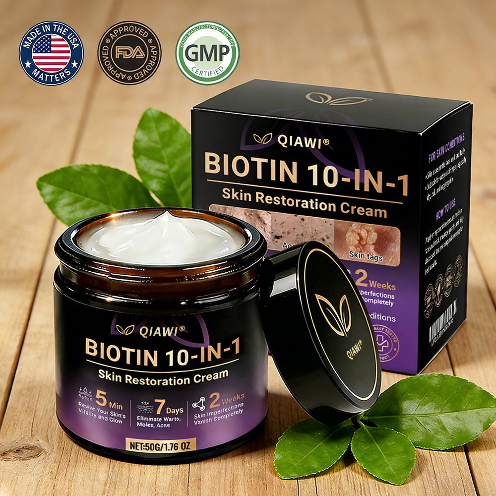 🔥Final 3 Hours 50% OFF - QIAWI® Biotin 10-in-1 Skin Restoration Cream