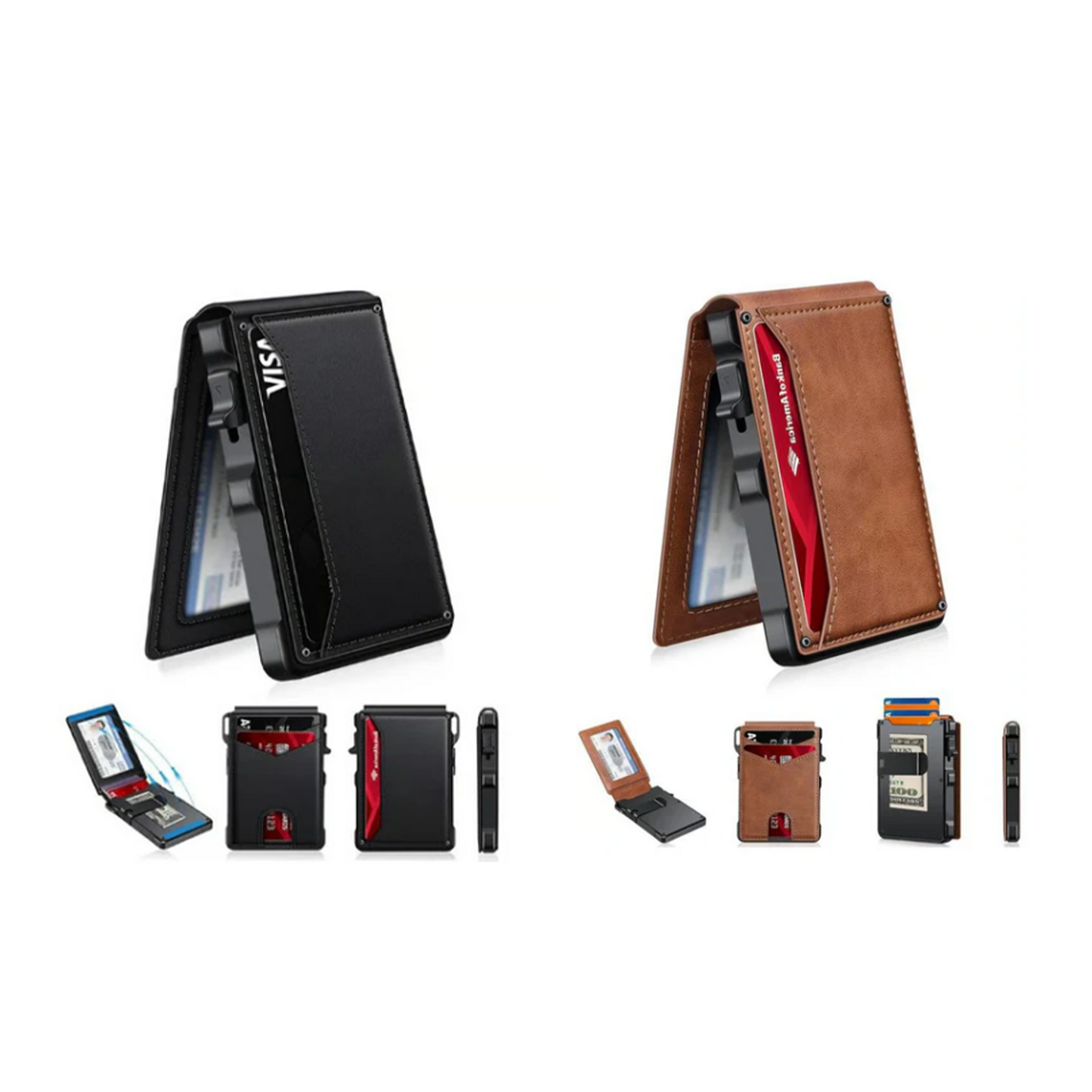 “Last Day! 50% OFF 🔥 Men's Multi-functional Business Wallet”.