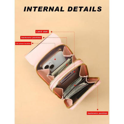 🔥Final 3 Hours: 60% OFF LOVILDS™2026 Trendy Minimalist Elegant Women's Touchscreen Crossbody Phone Wallet