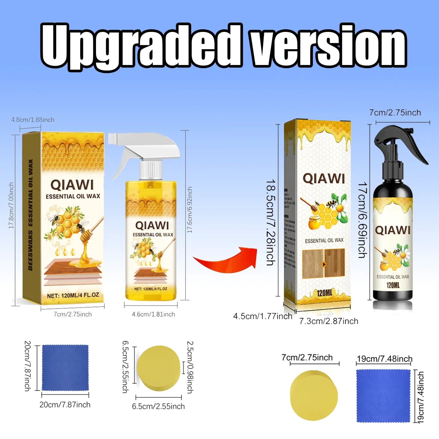 🔥Final 6 Hours 50% OFF QIAWI Wood Restore Spray – Non-Greasy & Anti-Dust