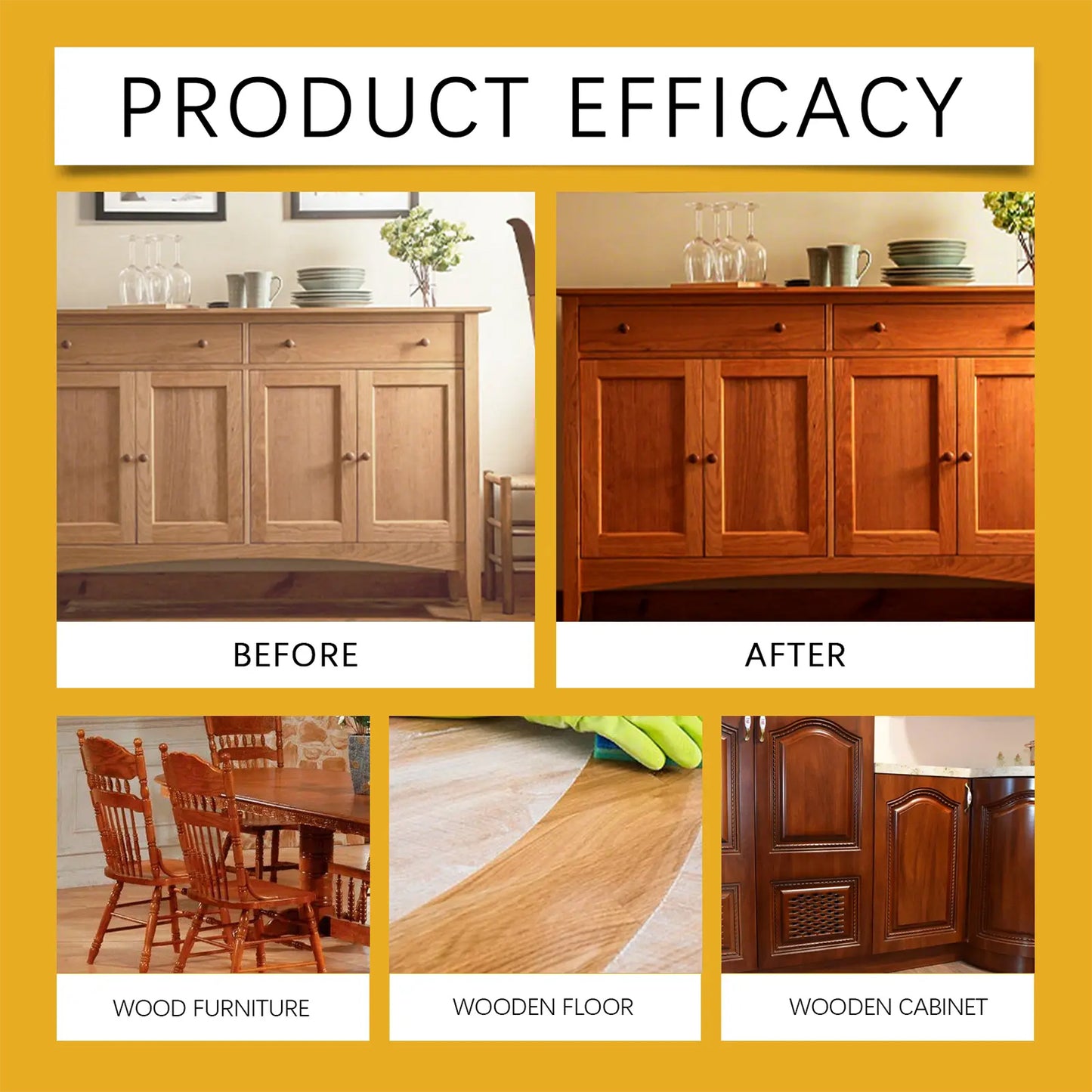 🔥Final 6 Hours 50% OFF QIAWI Wood Restore Spray – Non-Greasy & Anti-Dust