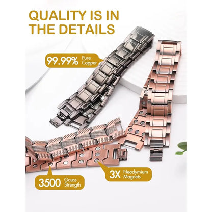Last Day！Neslemy Copper magnetic bracelet——Relieve fatigue and promote blood circulation