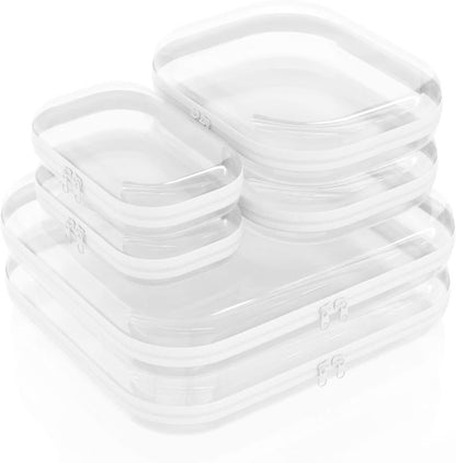 Clear Zippered Case, Waterproof Cosmetic Bag & Travel Organizer for Small Items