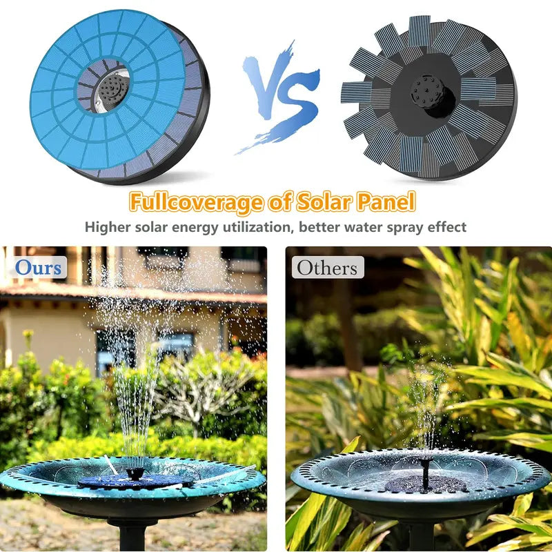 ⏰ Summer Blowout 50% OFF🌞QIAWI Solar Power 5.5W LED Fountain