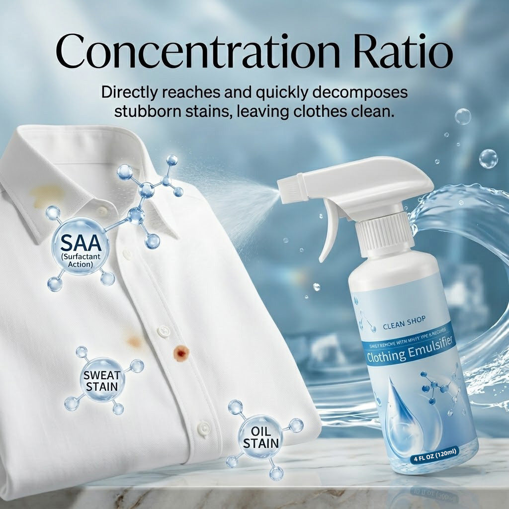 🔥Final 3 Hours 50% OFF  Clothing emulsifier, Non-Ionic Laundry Pre-Treatment.
