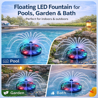 ⏰ Summer Blowout 50% OFF🌞QIAWI Solar Power 5.5W LED Fountain
