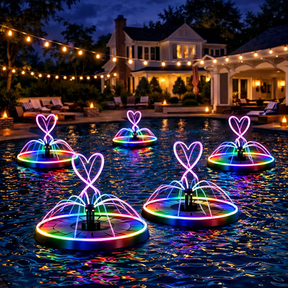 ⏰ Summer Blowout 50% OFF🌞QIAWI Solar Power 5.5W LED Fountain