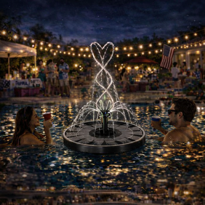 ⏰ Summer Blowout 50% OFF🌞QIAWI Solar Power 5.5W LED Fountain