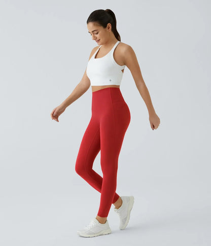 Alisanda®  High Waisted Waist Shaping Pocket Shaping Training Leggings