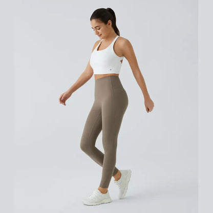 Alisanda®  High Waisted Waist Shaping Pocket Shaping Training Leggings