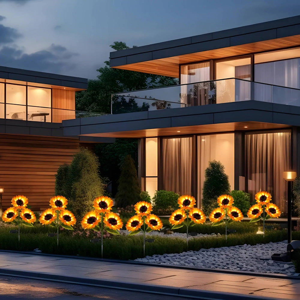 🌻 Waterproof Sunflower Solar Lights for Garden, Patio & Backyard Decor
