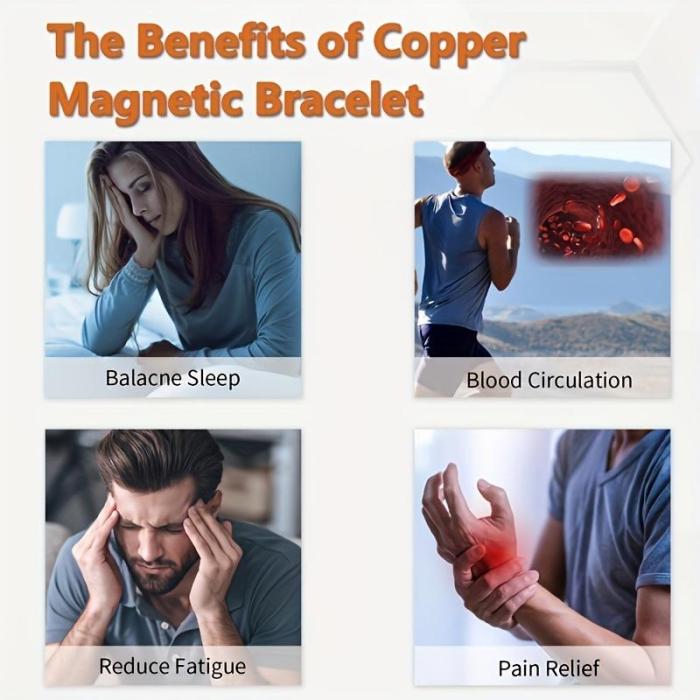 Last Day！Neslemy Copper magnetic bracelet——Relieve fatigue and promote blood circulation